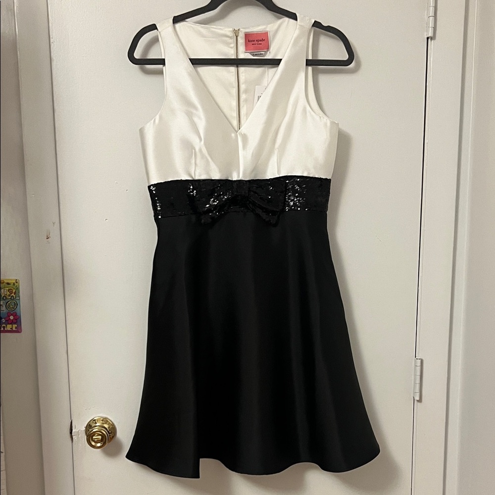 Kate Spade Black and White Mini Dress